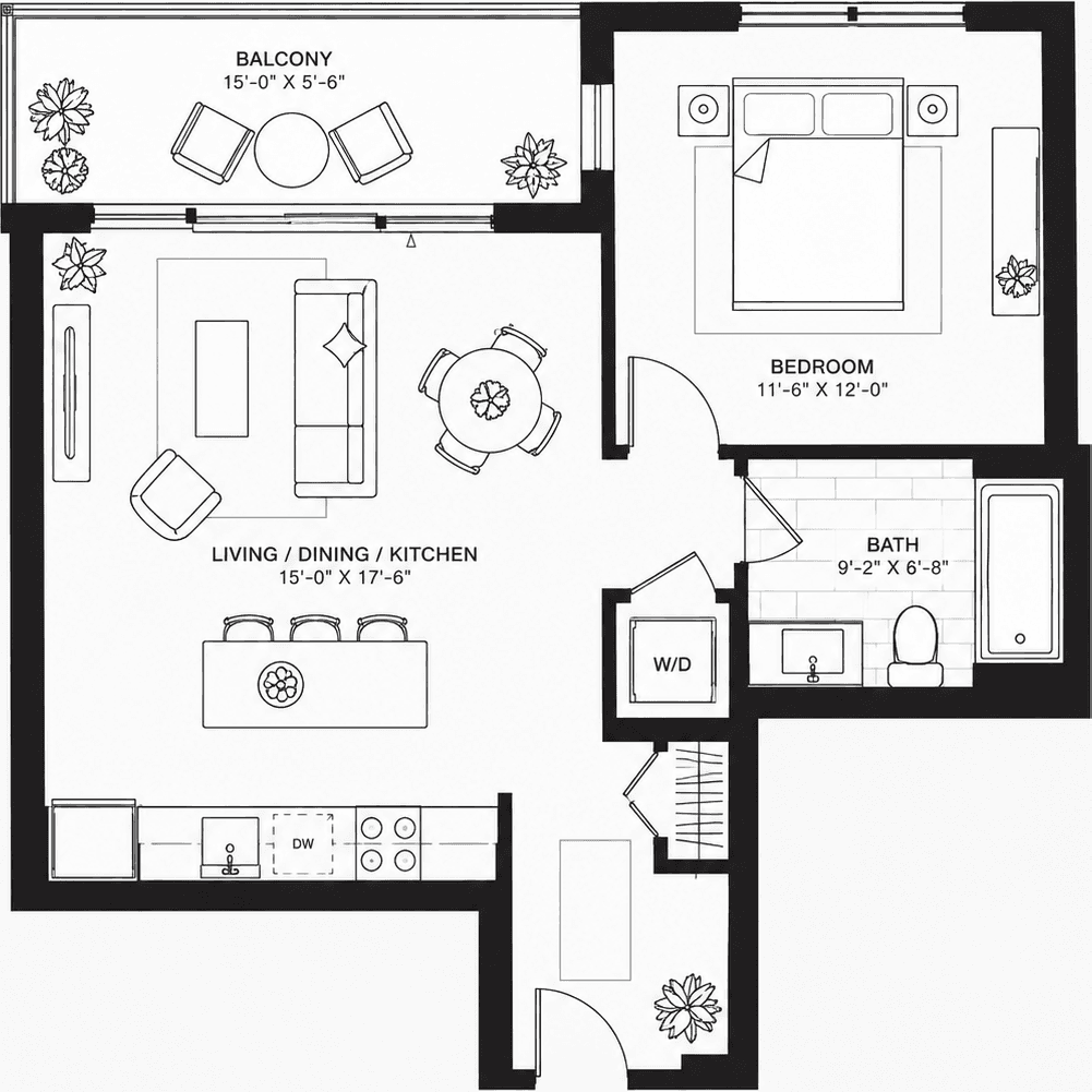 Suite floor plan