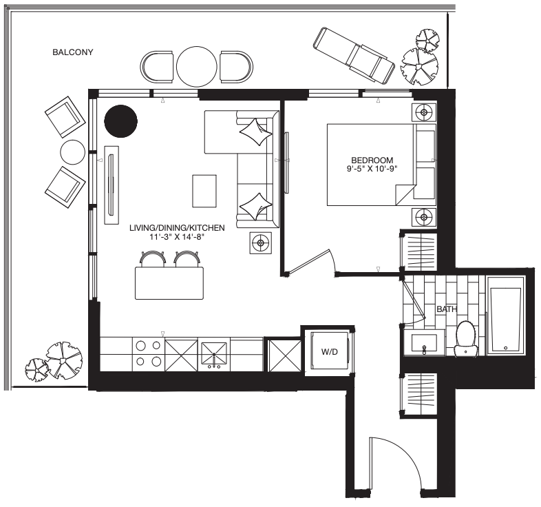 Suite floor plan